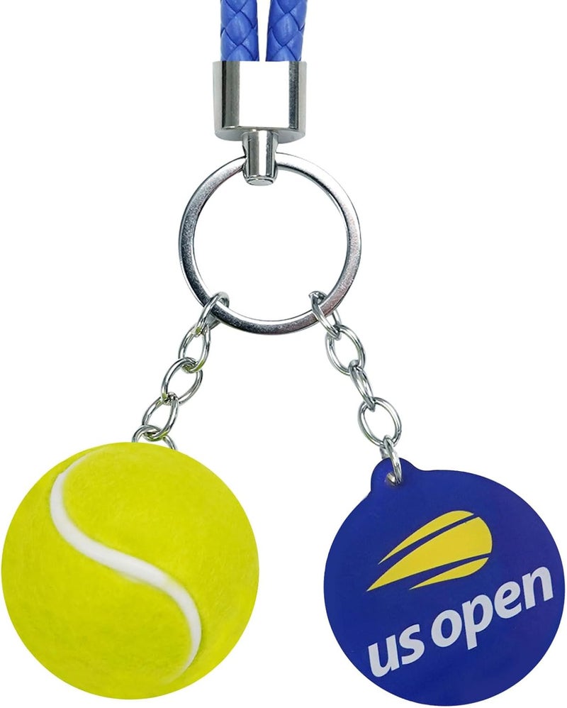 WILMIN Mini Tennis ball Keychain, Grand Slam Style - Image 1